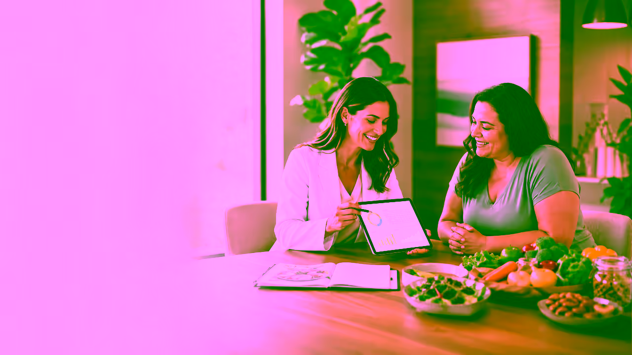 Patient and provider discussing a personalized weight-loss plan