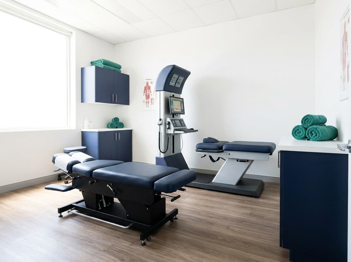 Spinal decompression treatment room — non-surgical back care at Simply Health Integrated Medical in St. Louis