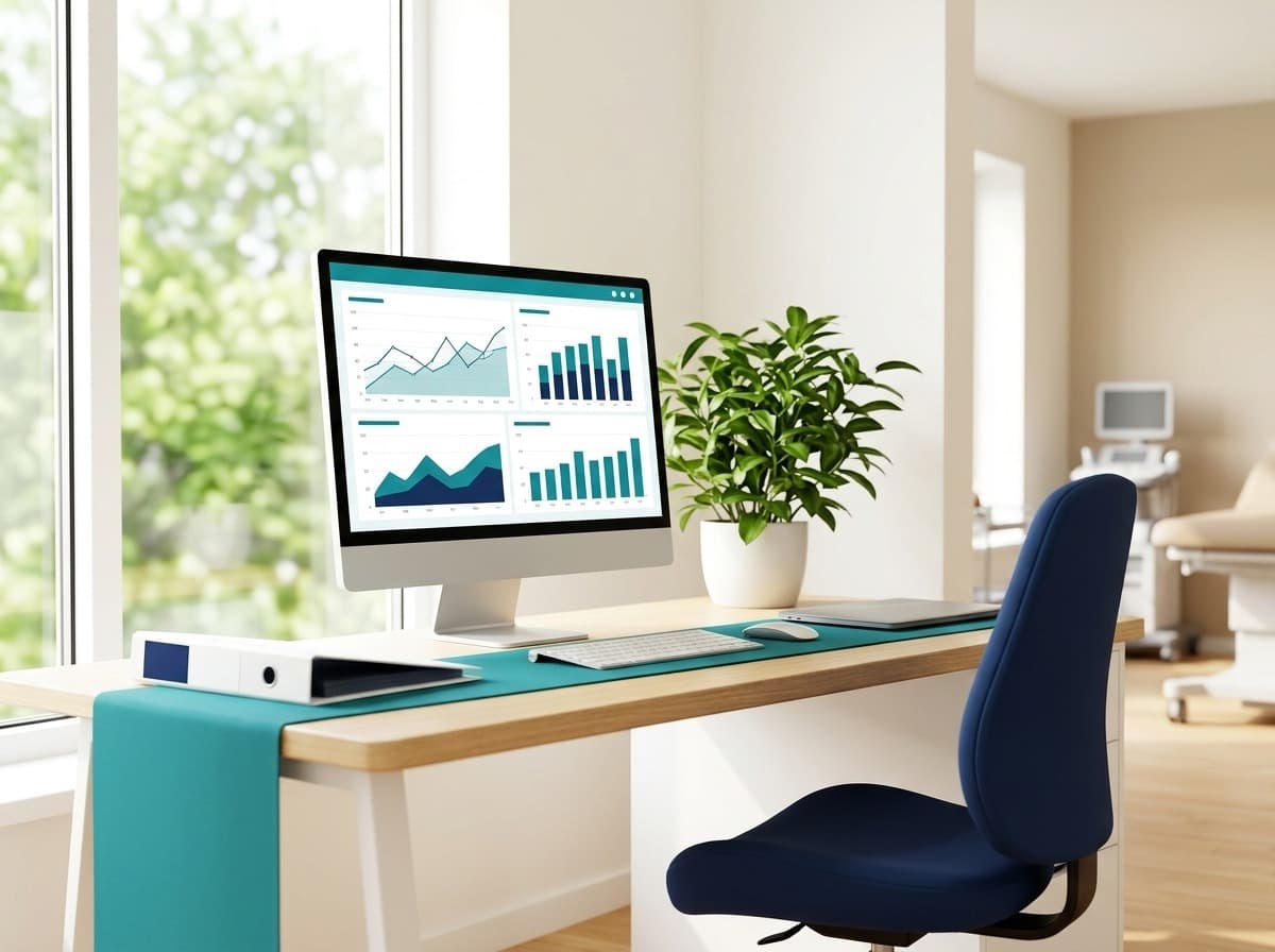 Lab results review station — BHRT for women at Simply Health Integrated Medical in St. Louis