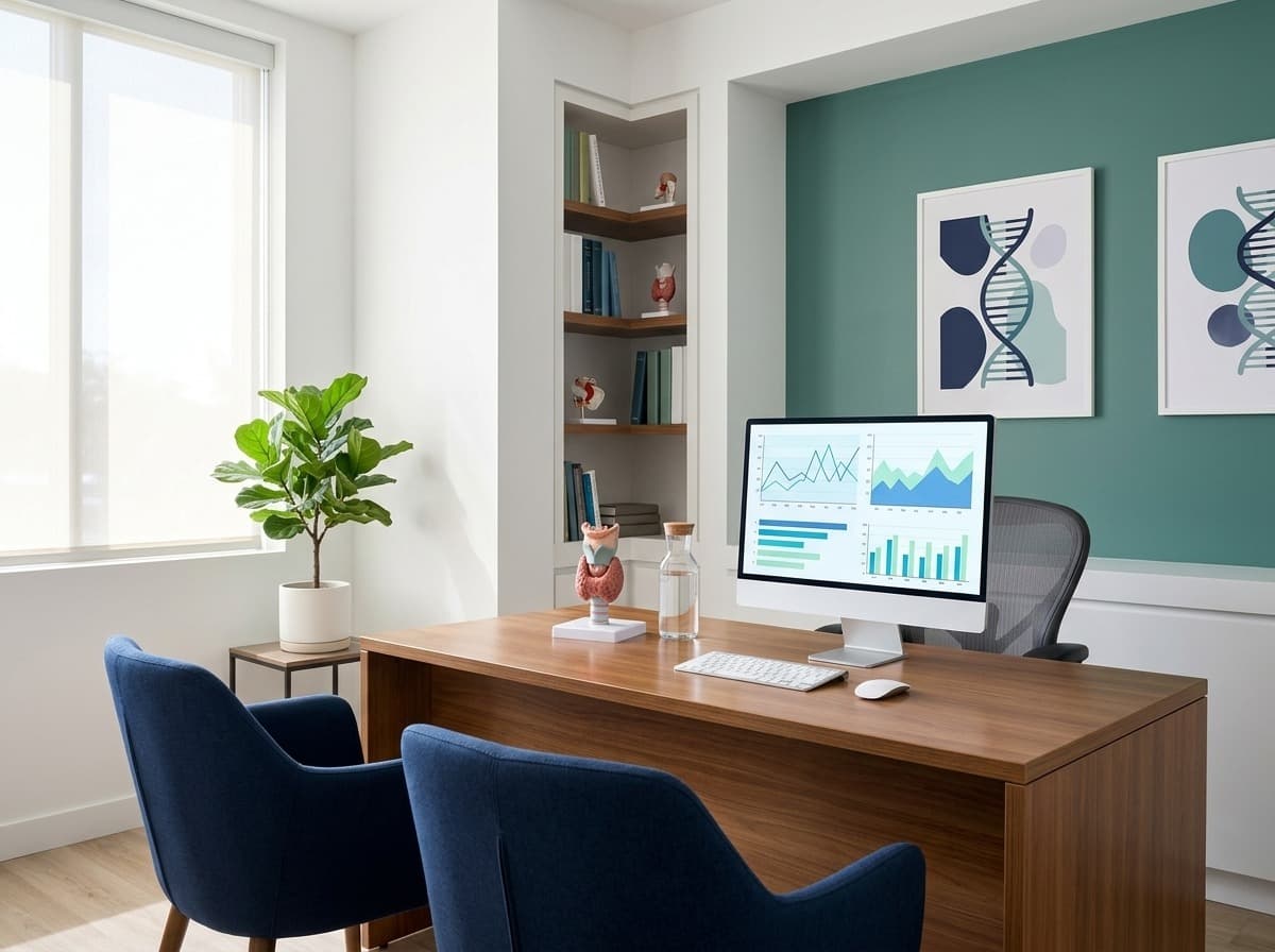 Hormone health consultation room — BHRT for women at Simply Health Integrated Medical in St. Louis
