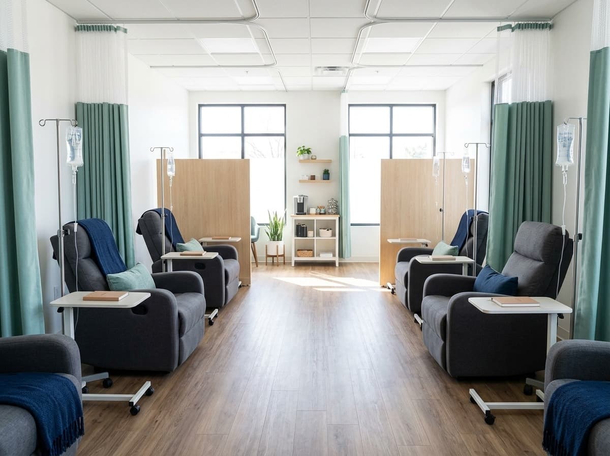 IV therapy infusion bay — intravenous ozone therapy at Simply Health Integrated Medical in St. Louis