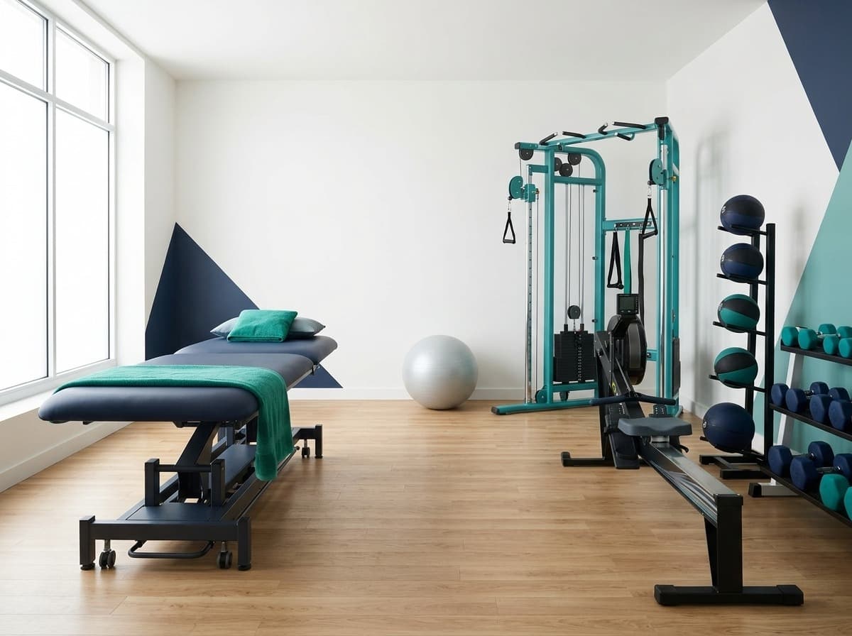 Physical therapy and rehab room — spinal stenosis care at Simply Health Integrated Medical in St. Louis