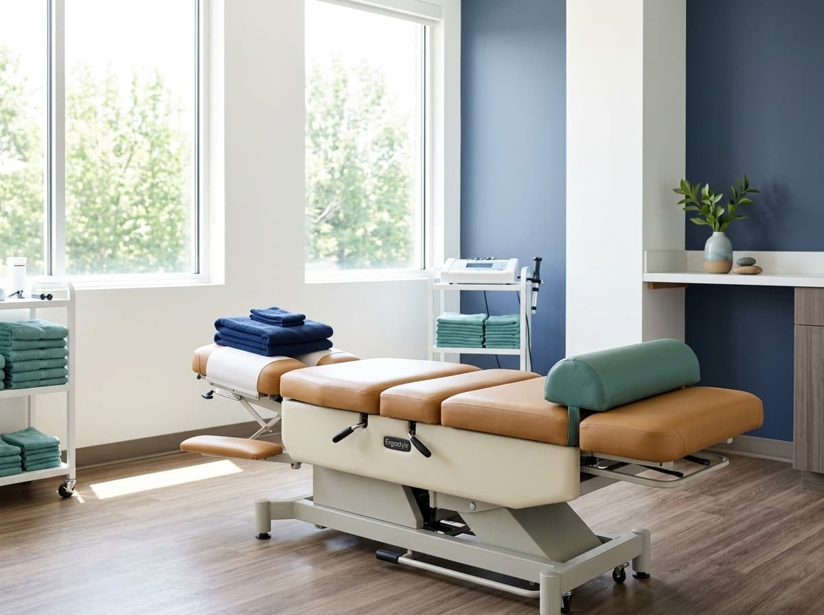 Chiropractic adjustment room — sciatica care at Simply Health Integrated Medical in St. Louis
