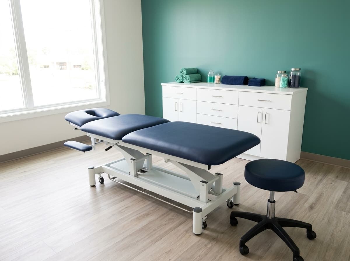 Knee therapy treatment room at Simply Health Integrated Medical, St. Louis