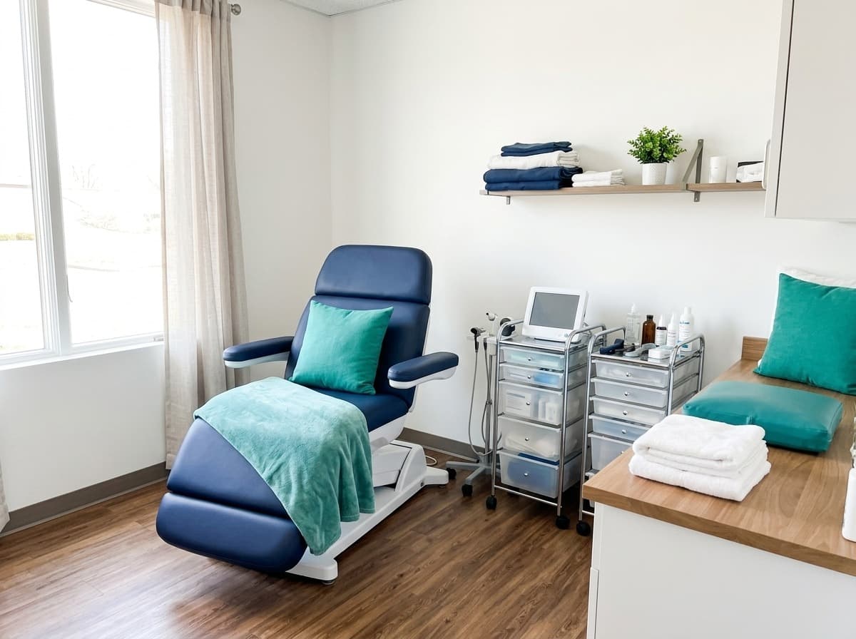 Nerve-focused therapy room — spinal decompression at Simply Health Integrated Medical in St. Louis