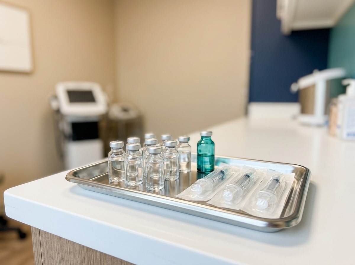 Medical vials and supplies for peptide therapy in St. Louis