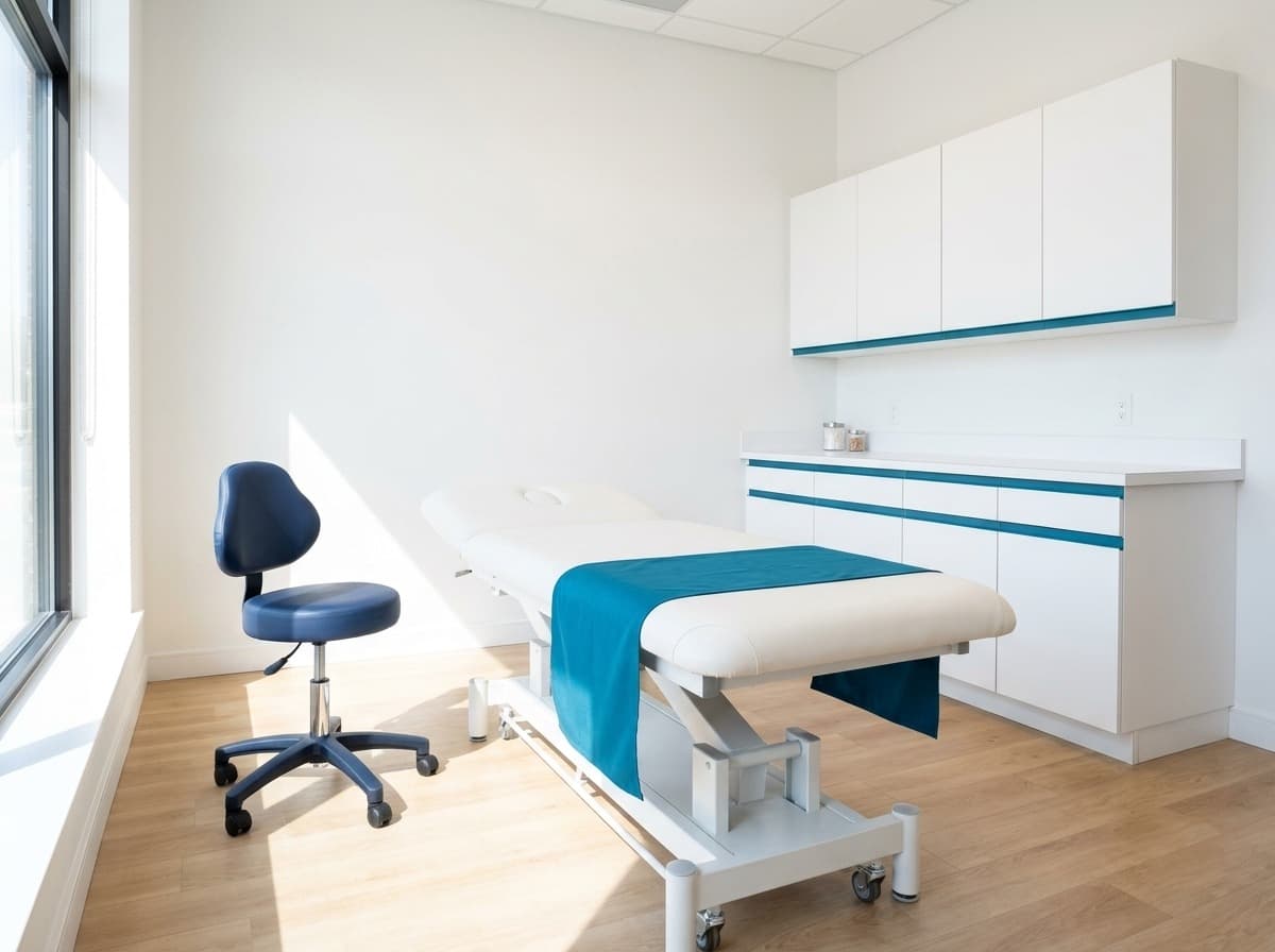 Bright clinical room — PRP for sexual health at Simply Health Integrated Medical in St. Louis